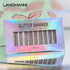 LANGMANNI 10 Pcs Liquid Glitter Eyeshadow Metallic Shimmer Glitter Eyeshadow Sweatproof Makeup Set,Glitter Pressed All Highly Pigmented Blending P...