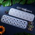 2 Pieces Resin Ring Molds Silicone Ring Molds Assorted Sizes Ring Casting Mold Resin Casting Circle Jewelry Molds with Syringe in 20 ml for DIY Cr...