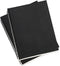 2 Pack College Ruled Notebook, Soft Black Cover Spiral Notebook, Memo Notepad Sketchbook, Students Office Business Diary Spiral Book Journal, 50 P...