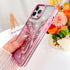 KANGHAR Compatible for iPhone 14 Pro Max Case 6.7 in, Clear Glitter Quicksand 3D Butterfly Bling Case for Women Girls Cute Gradient Sparkle Platin...