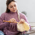 10 mm Bamboo Knitting Needle Straight Single Pointed 10 Inch Long Wooden Knitting Needles Wooden Sweater Thick Knitting Needles for Beginners, Soc...