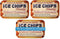 ICE CHIPS Xylitol Candy Tins 5.28 oz total (Salted Caramel, 3 Pack) - Includes BAND as shown...