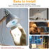 Rechargeable Battery Operated Light Bulbs, 300LM E26 Screw in (Magnetic Detachable) Light Bulb for Lamps with Remote Control Dimmable?Timer, Wirel...