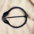Medieval Hand-Forge Leaf Design Brooch for shawl cloak or scarf unisex design...