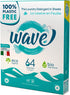 Wave Laundry Detergent Sheets - Scented (64 Loads) - Dissolves Faster & Higher Cleaning Power Over Competitors - Multi-Purpose Laundry Cleaner - 1...