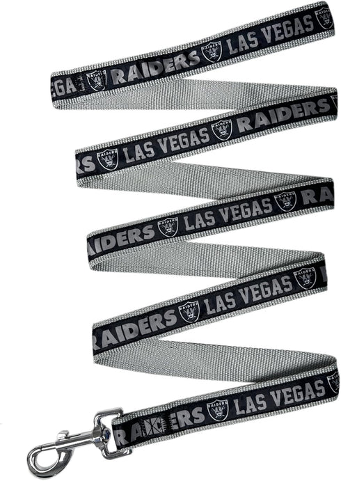 NFL PET Leash Las Vegas Raiders Dog Leash, Large Football Team Leash for Dogs & Cats. A Shiny & Colorful Cat Leash & Dog Leash Licensed by The NFL...