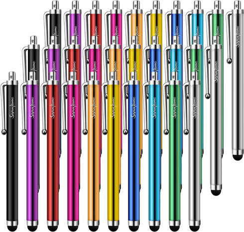 StylusHome Stylus Pens for Touch Screens, 30 Pack Universal Capacitive Precision Stylus Compatible with iPad iPhone Tablets Samsung Galaxy All Com...
