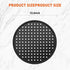 12 Inch Pizza Pan with Holes, Nonstick Pizza Tray for Oven, Round Perforated Carbon Steel Pizza Baking Pans Pizza Bakeware for Home Restaurant Kit...