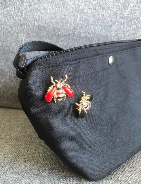 8 Pcs Fashion Cute Crystal Diamond Brooch Bees Ladybugs Insects Animal Brooches Girls Birthday & Christmas Gifts Graduation Gifts...