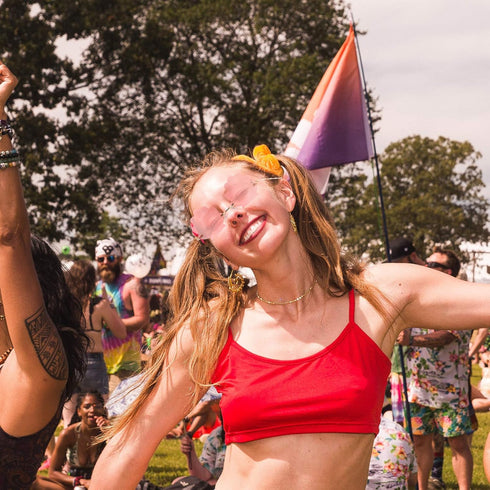 STOBOK Rimless Sunglasses, Seashell Shape Sunglasses Metal Sunglasses Fashion Sunglasses for Photo Props, Party (Yellow)...