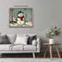 Posterizer 1 pcs-cute snowman in snowy wintery nature 6-Holiday Poster Collection-Landscape & Nature Art-Living Room Bedroom Decor- unframed wall ...