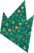 Jacob Alexander Men's Happy Saint Patrick's Day Kiss Me I'm Irish Lucky Symbols Pattern Pocket Square - Green...