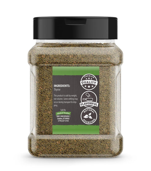 Birch & Meadow Fancy Cut Thyme Leaves, 3.8 oz, Aromatic, Traditional...