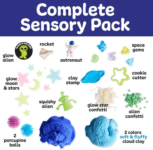Creativity for Kids Sensory Pack: Outer Space - Toddler Activities and Sensory Bin Filler, Space Toys and Gifts for Kids, Sensory Toys for Toddler...