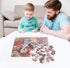 LELEMON Puzzles for Kids Ages 4-8,Fire Fighting 100 Piece Puzzles for Kids,Educational Kids Puzzles Jigsaw Puzzles in a Metal Box,Children 100 Pie...