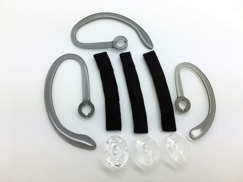 Premium Replacement Earbuds Ear Tips + Ear Hook Loops + Foam Spare + Earpads Fit Kit for Plantronics CS540 Savi W440 W740 W745 WH500 EarLoops EarH...
