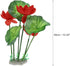 VOCOSTE 1pcs Fish Tank Aquarium Decorations Plants, Mini Aquarium Decorations Plastic Plants for Aquarium Decorations, Red 10.24"...
