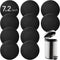 UOU 10 Pack Charcoal Filters for Kitchen Compost Bin,7.2inch Compost Bin Filters Charcoal Replacement,Thickening Activated Charcoal Filter for Com...