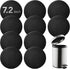UOU 10 Pack Charcoal Filters for Kitchen Compost Bin,7.2inch Compost Bin Filters Charcoal Replacement,Thickening Activated Charcoal Filter for Com...