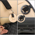 24Pcs Car Seat Cover Plum Plate Metal Hooks, 12Pcs Plastic Car Seat Covers Chucks and 12Pcs Metal Hooks Set Locking Clip Plastic Card Fixed Fasten...