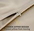 ZIMASILK 100% Pure Mulberry Silk Pillowcase for Hair and Skin Health, Soft and Smooth, Both Sides Premium Grade 6A Silk, 600 Thread Count, with Hi...