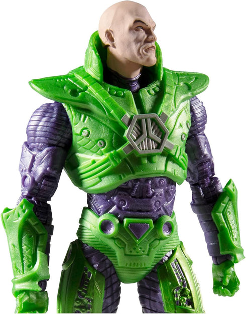 McFarlane Toys DC Multiverse Lex Luthor in Green Power Suit 7" Action Figure with Accessories, Multicolor...