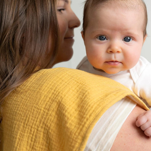 Gerber Baby Unisex Muslin Burp Cloths 6-Pack, Multi Browns, Large Size 20" x 10"...