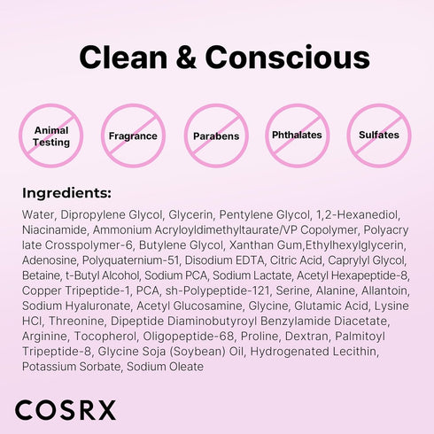COSRX 6X Peptide Collagen Booster Toner Serum 150mL/5.07 Fl.Oz, Skin Renewal Boosting Facial Essence, Niacinamide & Hyaluronic Acid for All Skin T...