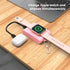 Portable Wireless Charger for Apple Watch, 2000mAh Smart Keychain Power Bank Mini Power Emergency Pod Compact Magnetic iWatch Charger for Apple Wa...