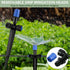 20 Pcs Drip Irrigation Emitters for 1/4 Inch Tubing Adjustable 360 Degree Water Flow Drippers with Stakes for Garden Greenhouse Lawn Watering Syst...