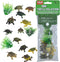 Wild Republic Mini Turtle Polybag, Kids Gifts, Educational Toys, Reusable Bag, 15Piece...