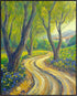 Posterizer 1 pcs-oil painting style-vibrant field with flowers-classics inspired 1-Landscape & Nature Art-Vintage Art-Gift for Art Lovers- unframe...