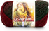 Lion Brand Yarn Scarfie Yarn for Knitting and Crocheting, Deep Red/Dark Green, 1 Pack......
