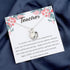 FOTAP Teacher Appreciation Gift Teachers Day Gift Apple Charm Pendant Necklace Thank You Gift for Teacher Retirement Gift For Teacher...