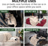 Furhaven Waterproof Throw Blanket for Dogs & Indoor Cats, Washable - Shaggy Plush Calming Long Faux Fur & Velvet Dog Blanket - Taupe, Small...