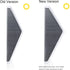 Solar Lights for Steps Decks Pathway Yard Stairs Fences, LED lamp, Outdoor Waterproof, Warm Light, 2 Pack...