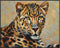 Posterizer 1 pcs- pretty leopard-fancy background-Art for Animal Lovers-Landscape & Nature Art- Living Room Bedroom Decor- unframed wall art...