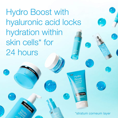 Neutrogena Hydro Boost Hydrating Hyaluronic Acid Serum, Oil-Free and Non-Comedogenic Face Serum Formula for Glowing Complexion, Oil-Free & Non-Com...