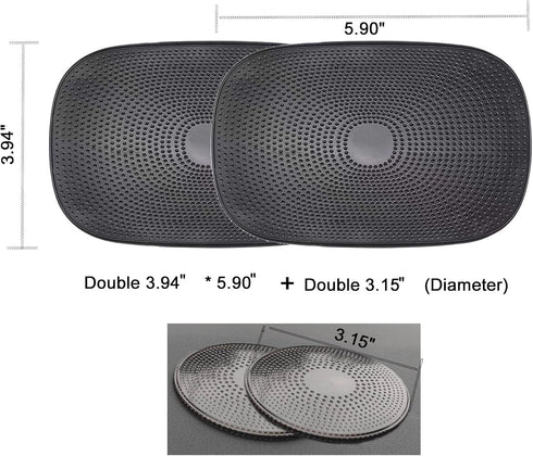 Anti-Slip Pad for Car Dashboard Multi-Functional Non-Slip Magic Sticky Gripping Mat PU Gel Washable Reusable Extra Strong for GPS,HUD,EZ Pass,Hold...