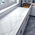 Glossy Marble White Peel and Stick Wallpaper Granite Contact Paper Self Adhesive and Removable Cover Surfaces Marble Paper 23.6" x118" for Counter...