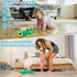 Baby Toys 6-12 Months, 5 in 1 Musical Projector Turtle Crawling Toys Tummy Time Infant Baby Toys 0-3 3-6 7 8 9 12-18 Months 1 Year Old Boy Toys Gi...