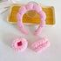 Skincare Headbands for Women, Sponge Makeup Headband Set, Spa Headband for Washing Face Wristband Set, Puffy Headwear for Makeup Removal Hair Acce...