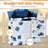 Christian Art Gifts Landscape Gift Bag with Card and Tissue Paper Set - Hope and A Future - Jeremiah 29:11 Inspirational Bible Verse, Navy Graduat...