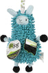 goDog Llamas Noodle Squeaky Plush Dog Toy, Chew Guard Technology - Blue, Small...
