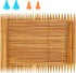 RELIAN Double Pointed , 75 Pcs Bamboo Knitting Needles Set, 15 Sizes from 2.0mm-10.0mm(8 Inches Length)+ 4Pcs Knitting Needles Point Protectors...