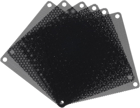 MECCANIXITY 6PCS PC Dust Filter, 90x90mm PVC Computer Case Cooler Dustproof Mesh Cover Fan Grills for Computer Chassis Speakers, Black...