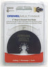Dremel MM450 Multi-Max Half Moon Oscillating Saw Blade- Oscillating Tool Accessory- Perfect for Cutting Wood and Drywall- Universal Quick-Fit , Bl...