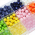 450pcs 8mm Glass Beads for Bracelet Making,15 Colors DIY Gemstone Crystal Beads,Jewelry Making Kit Healing Round Beads for Friendship Bracelet...