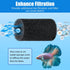 AQUANEAT 6-Pack Pre-Filter Sponge for Aquarium Shrimp Fry Fish Tank Filter 0.8” Intake, Replacement Foam Cover...