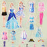 Magnetic Dress Up Dolls, Magnetic Princess Dress Up Paper Dolls, Magnetic Dress Up Dolls for Girls Ages 4-7 Learning Created Imagine Set Birthday ...
